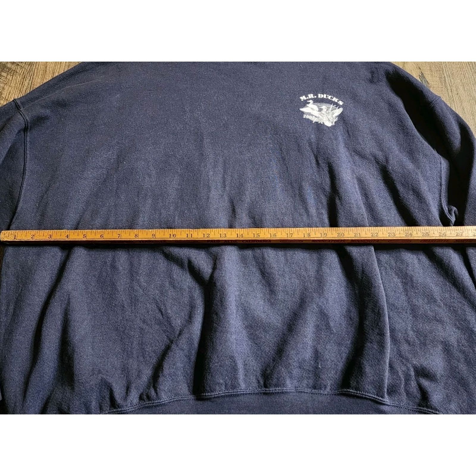 Lee VINTAGE Lee Sweatshirt Mens 3XL Blue Crewneck Pullover Graphic Print 90s Big & Tall Cotton Blend 2 Sided Crewneck Sweatshirt Size US XXL / EU 58 / 5 - 2 Thumbnail