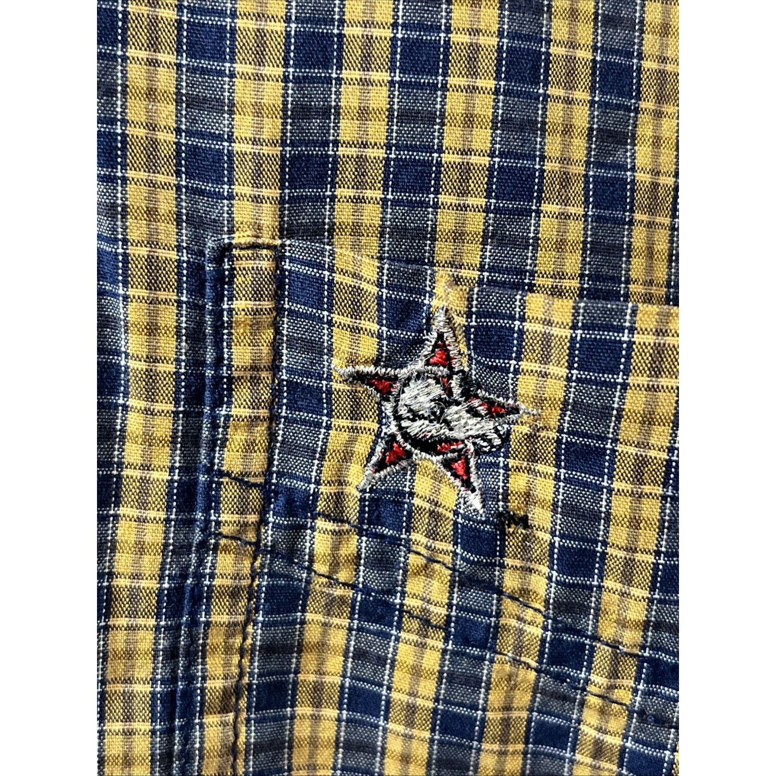 Wrangler Wrangler PBR Button Shirt Men’s S Rodeo Western Yellow Size US S / EU 44-46 / 1 - 4 Thumbnail
