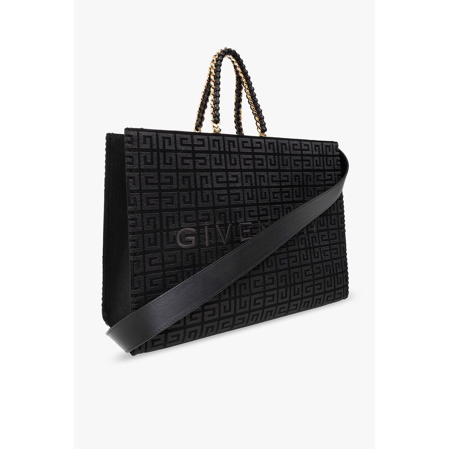 Givenchy GIVENCHY G-Tote Medium Black Canvas Tote Bag New And Authent Size ONE SIZE - 3 Thumbnail