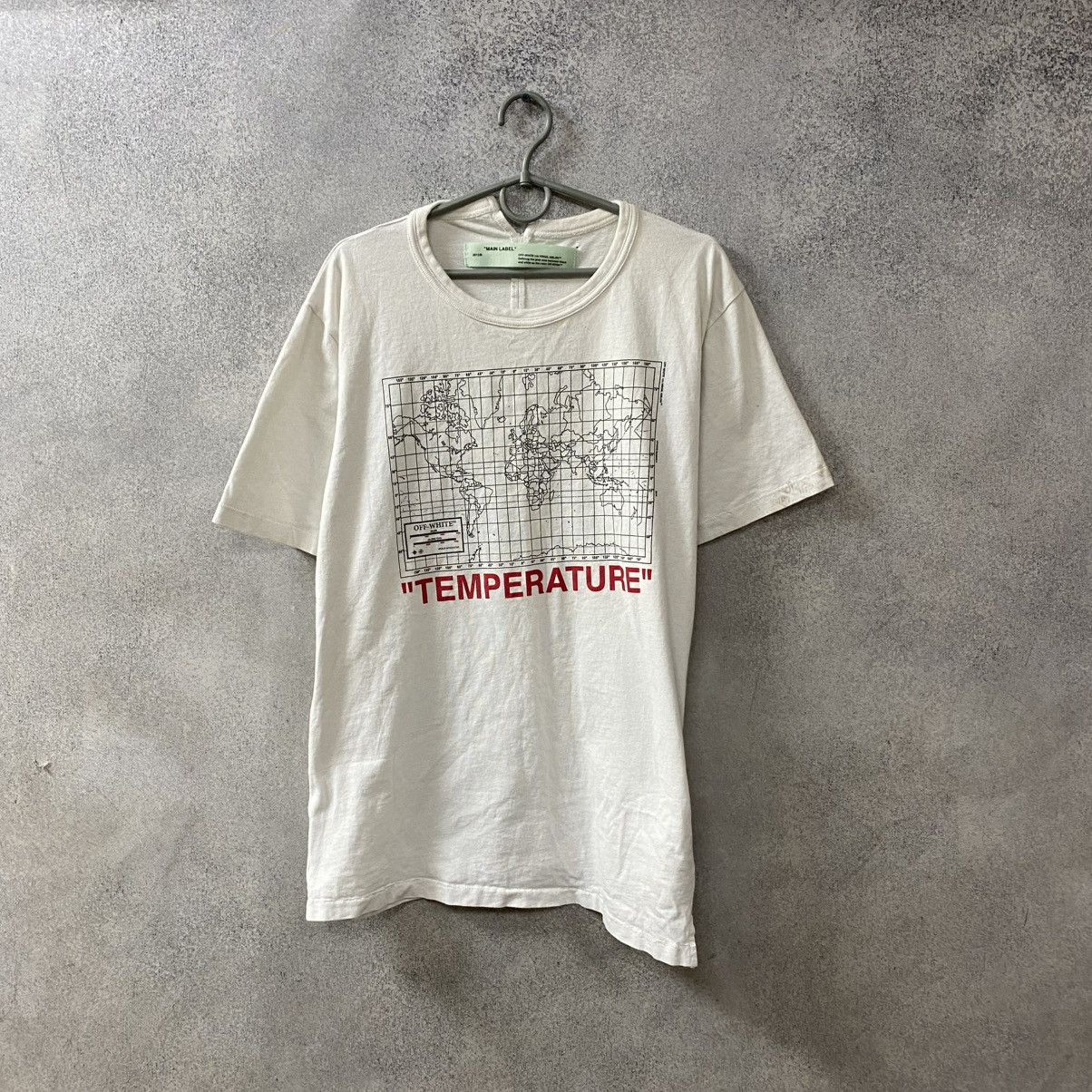 Off-White Off White Temperature T-Shirt White Big Logo Size US M / EU 48-50 / 2 - 1 Thumbnail
