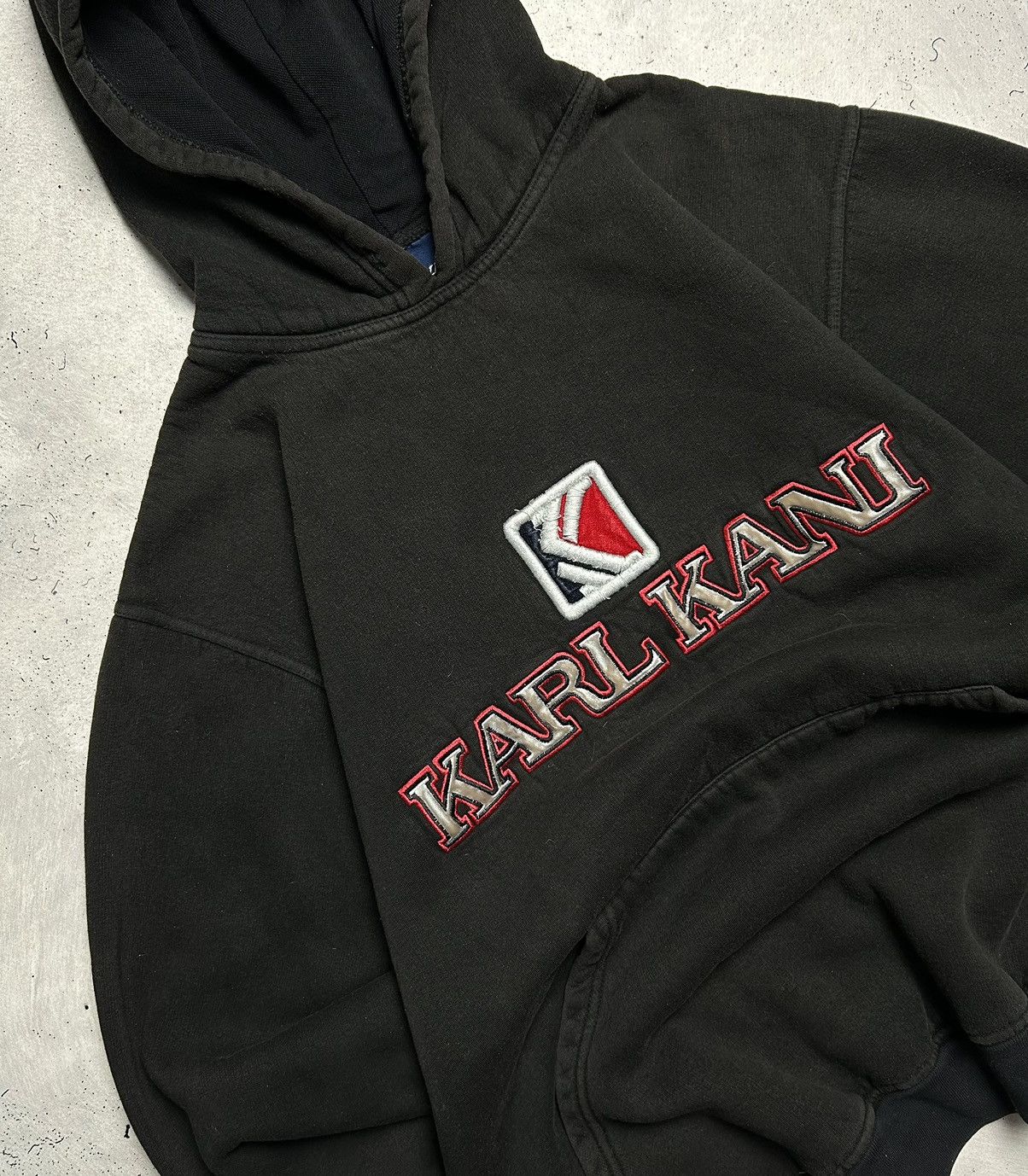 Karl Kani Vintage 90s Karl Kani 2Pac Style Distressed Hip Hop Hoodie Size US XL / EU 56 / 4 - 10 Thumbnail