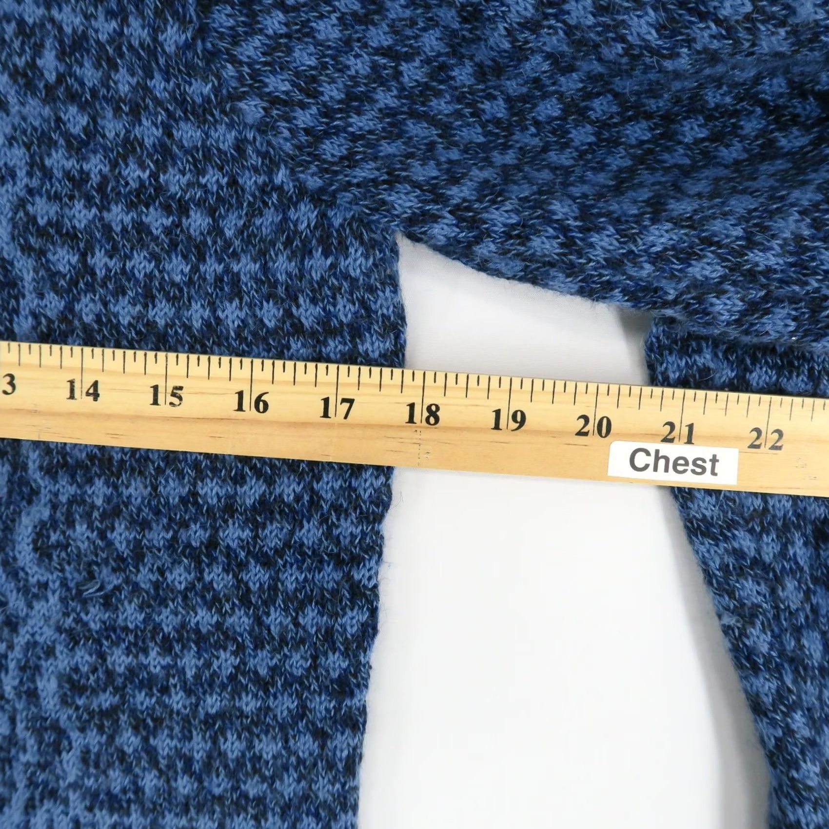 Vintage Tabask Sweater Womens S Blue Cardigan Floral Embroidered Alpaca Blend Size S / US 4 / IT 40 - 4 Thumbnail