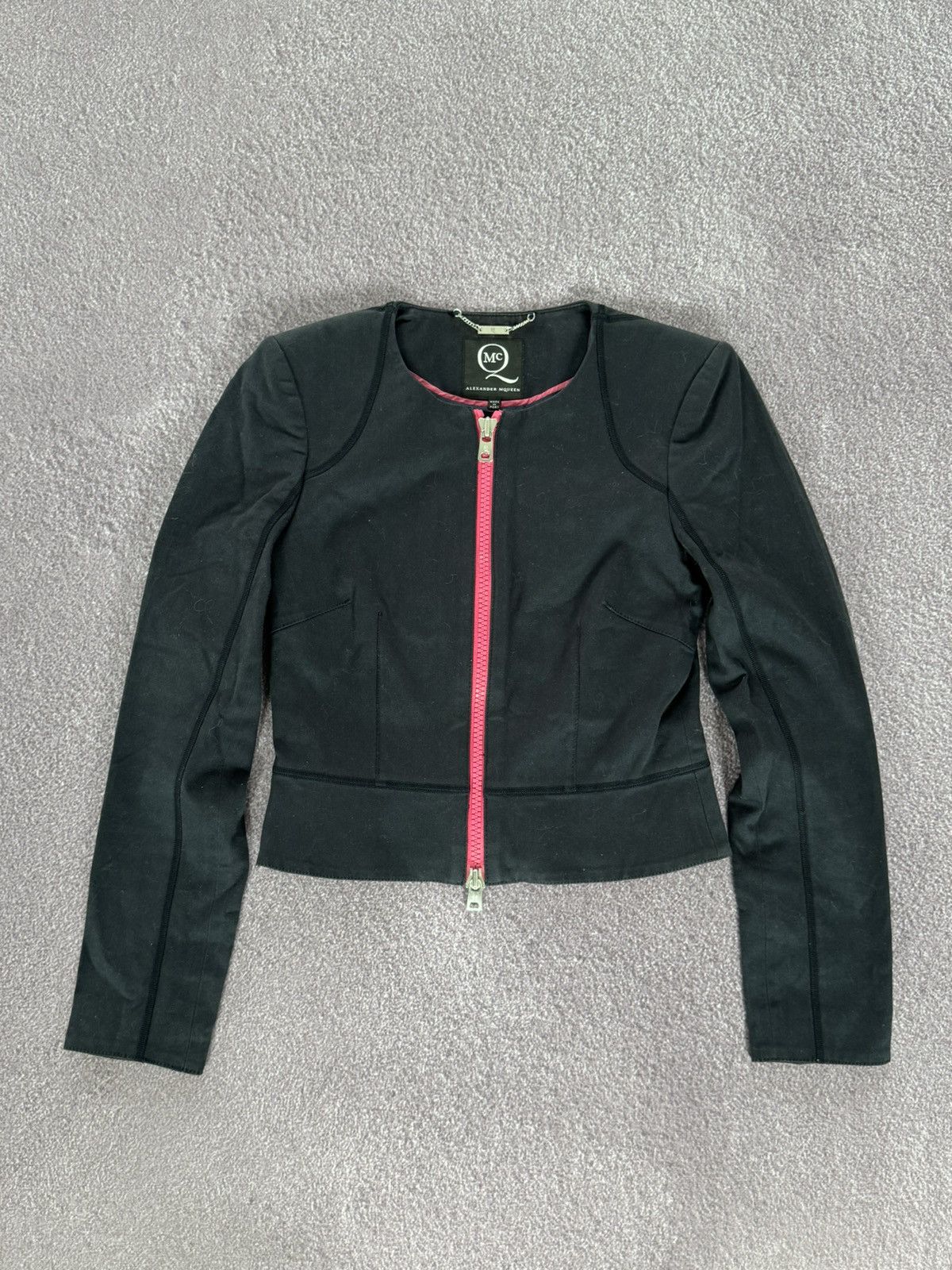 Alexander McQueen Alexander Mcqueen Luxury Vintage Zip Up Blazer Size XS / US 0-2 / IT 36-38 - 1 Thumbnail