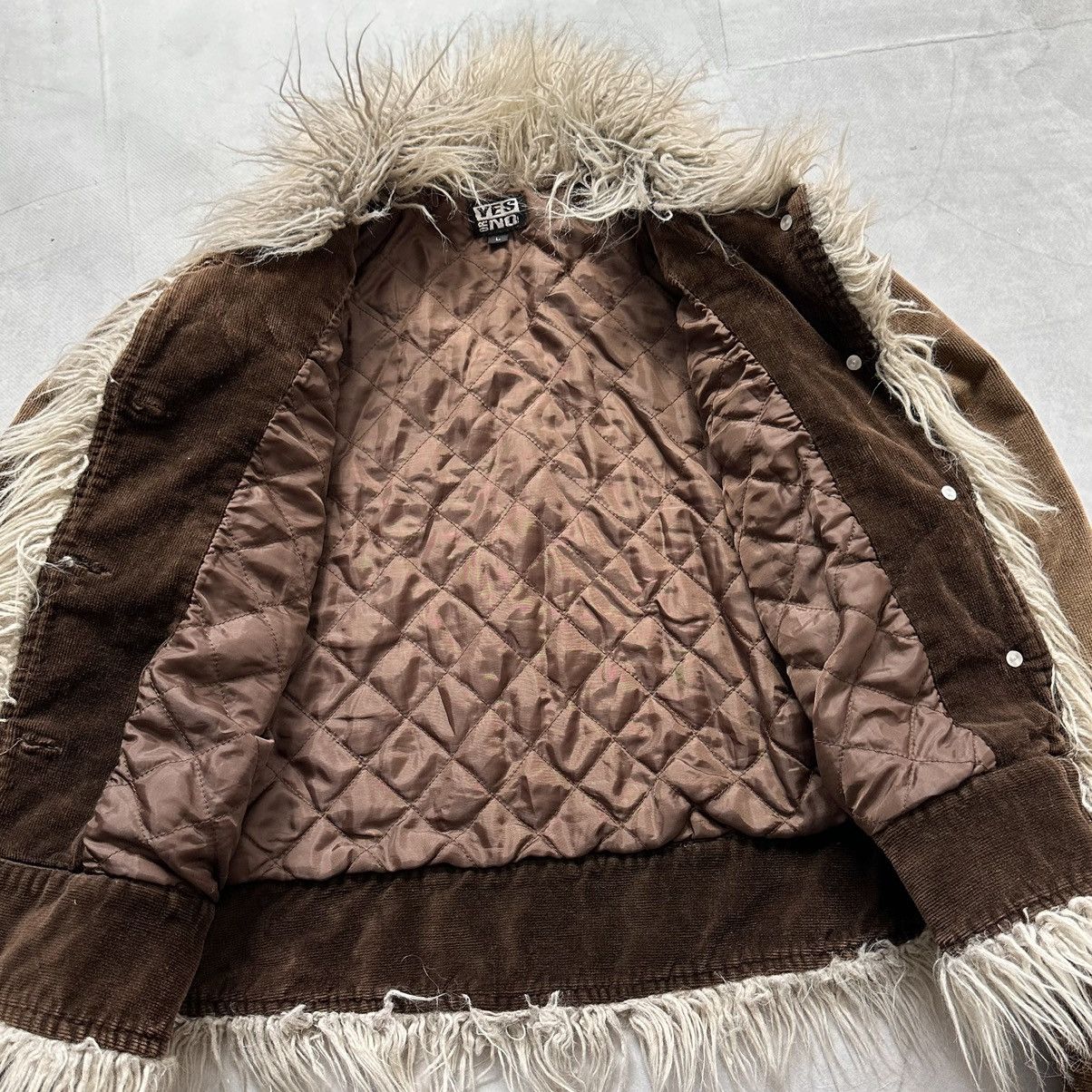 Hysteric Glamour × Undercover Punk Corduroy Faux Fur Jacket Gothic LGB If Six Was Nine Size L / US 10 / IT 46 - 10 Thumbnail
