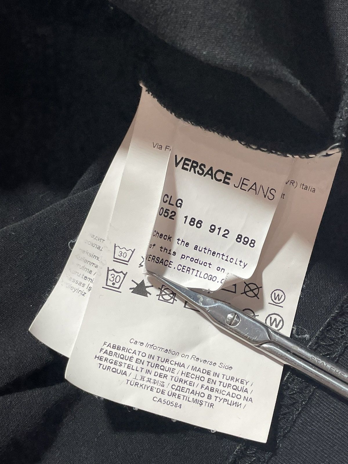 Versace Versace Jeans Big Logo Longsleeve Size US S / EU 44-46 / 1 - 11 Thumbnail