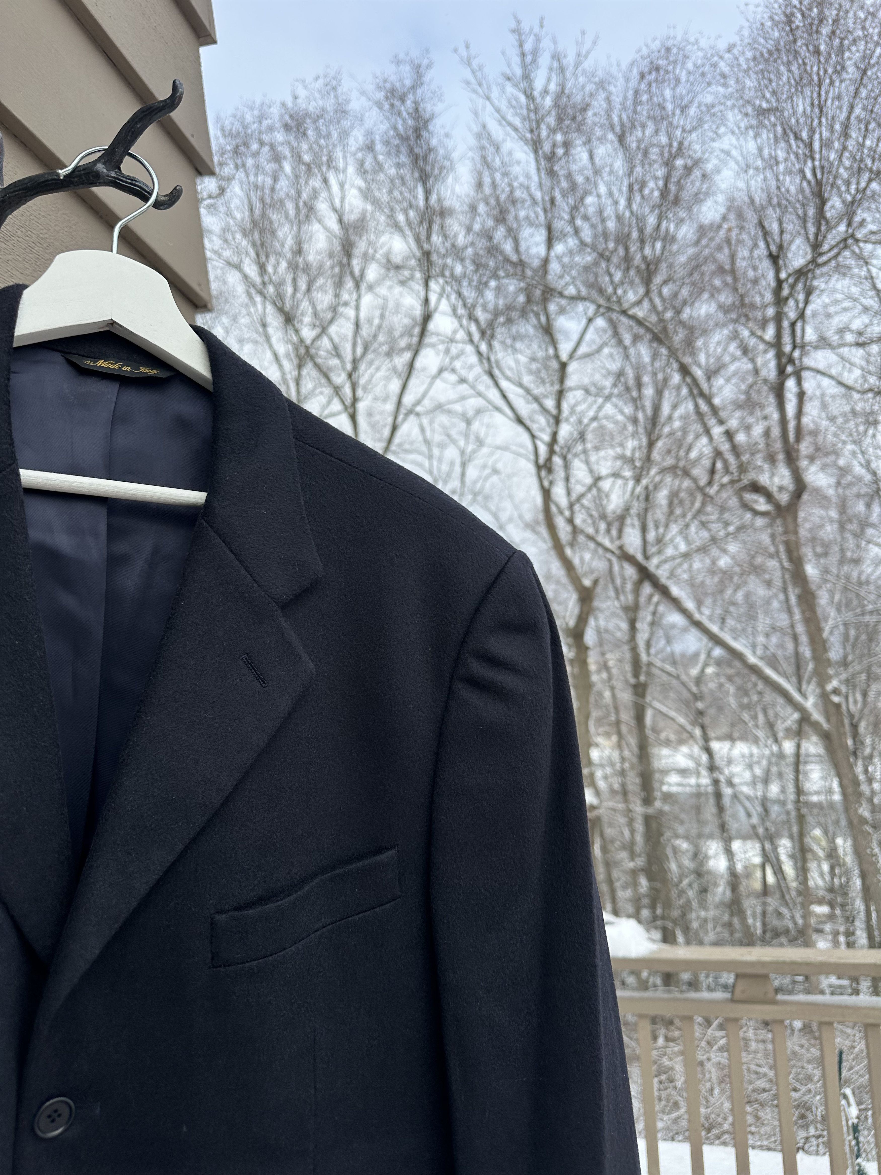 Vintage Vintage Luxury Men’s Blazer Louis Dell'Olio Cashmere Size 50S - 5 Thumbnail