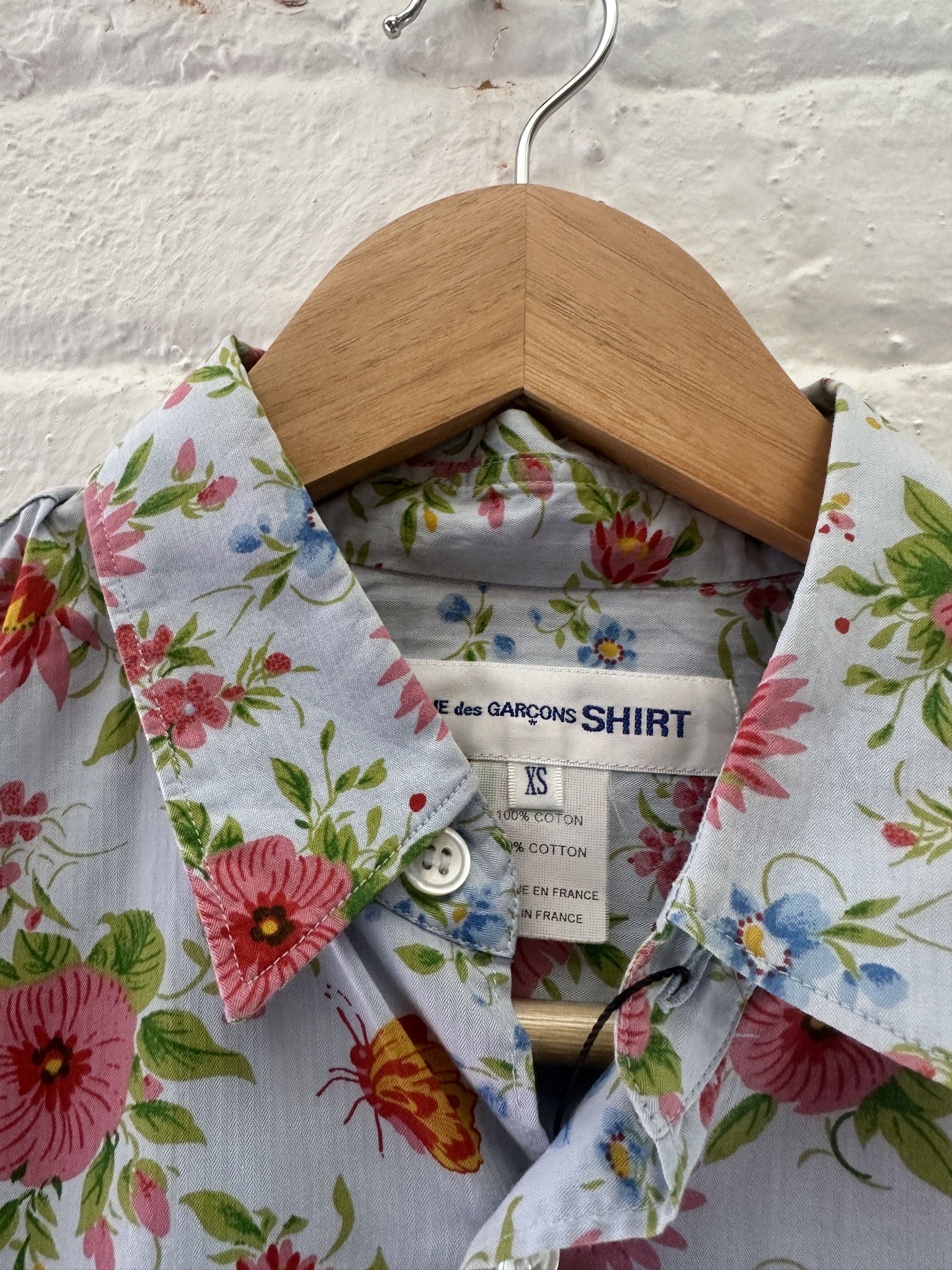 Comme des Garcons Comme des Garcons SHIRT Multi Media Short Sleeve Button Up Size US XS / EU 42 / 0 - 2 Thumbnail