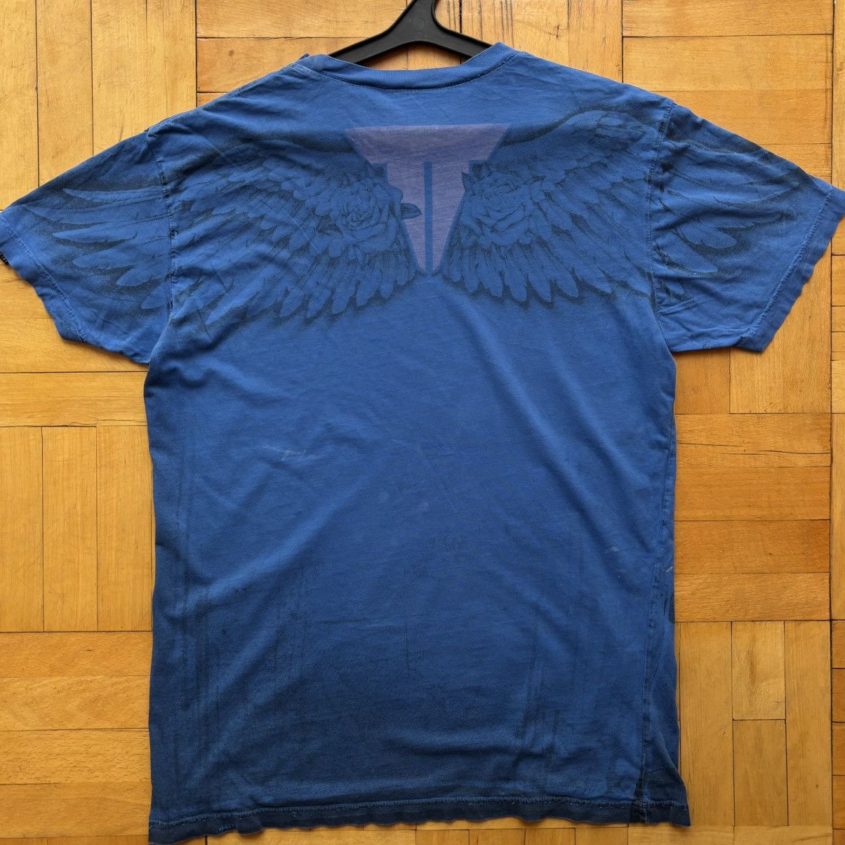 Affliction Throwdown Skull Wings All Over Print Tee Made in USA Size US L / EU 52-54 / 3 - 3 Thumbnail