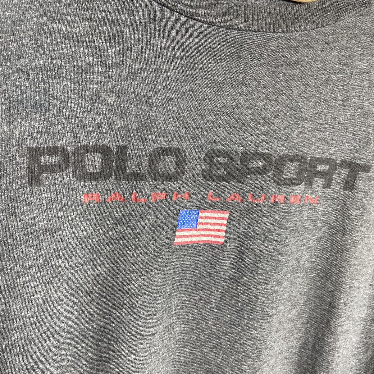 Polo Ralph Lauren × Vintage Vintage 90s Polo Sport Ralph Lauren Spellout Logo T-Shirt Size US M / EU 48-50 / 2 - 2 Thumbnail