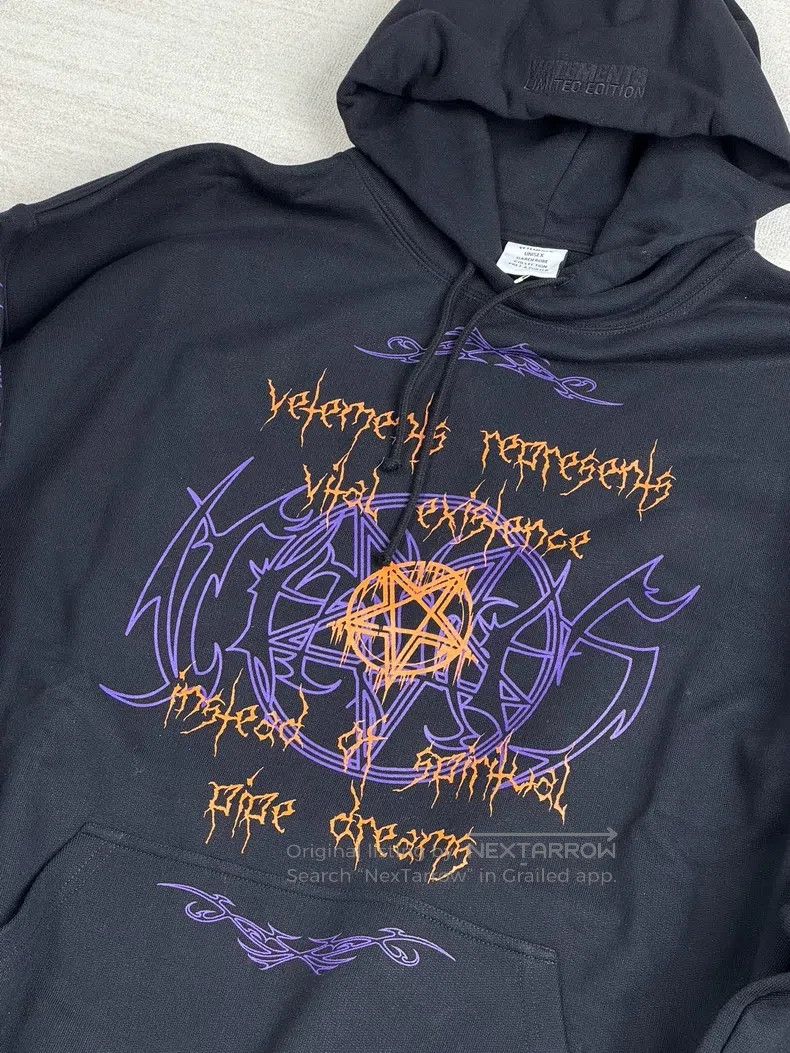Vetements Vetements Pentagram Gothic print sweatshirt Size US S / EU 44-46 / 1 - 3 Thumbnail