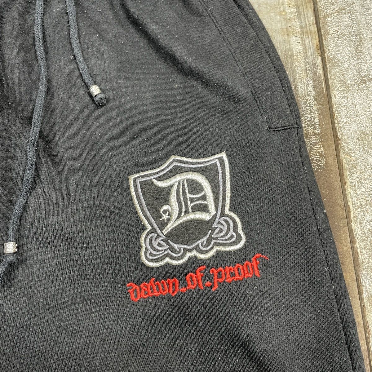 Los Angeles Apparel × Vintage Vintage Los Angeles Thug Life Distressed Sweatpant Size US 34 / EU 50 - 14 Thumbnail