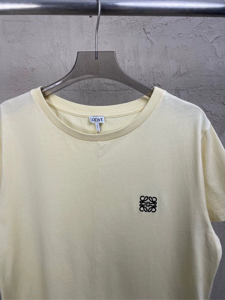 Loewe loewe Yellow-on-black embroidered small logo irregular hem Size US L / EU 52-54 / 3 - 3 Thumbnail