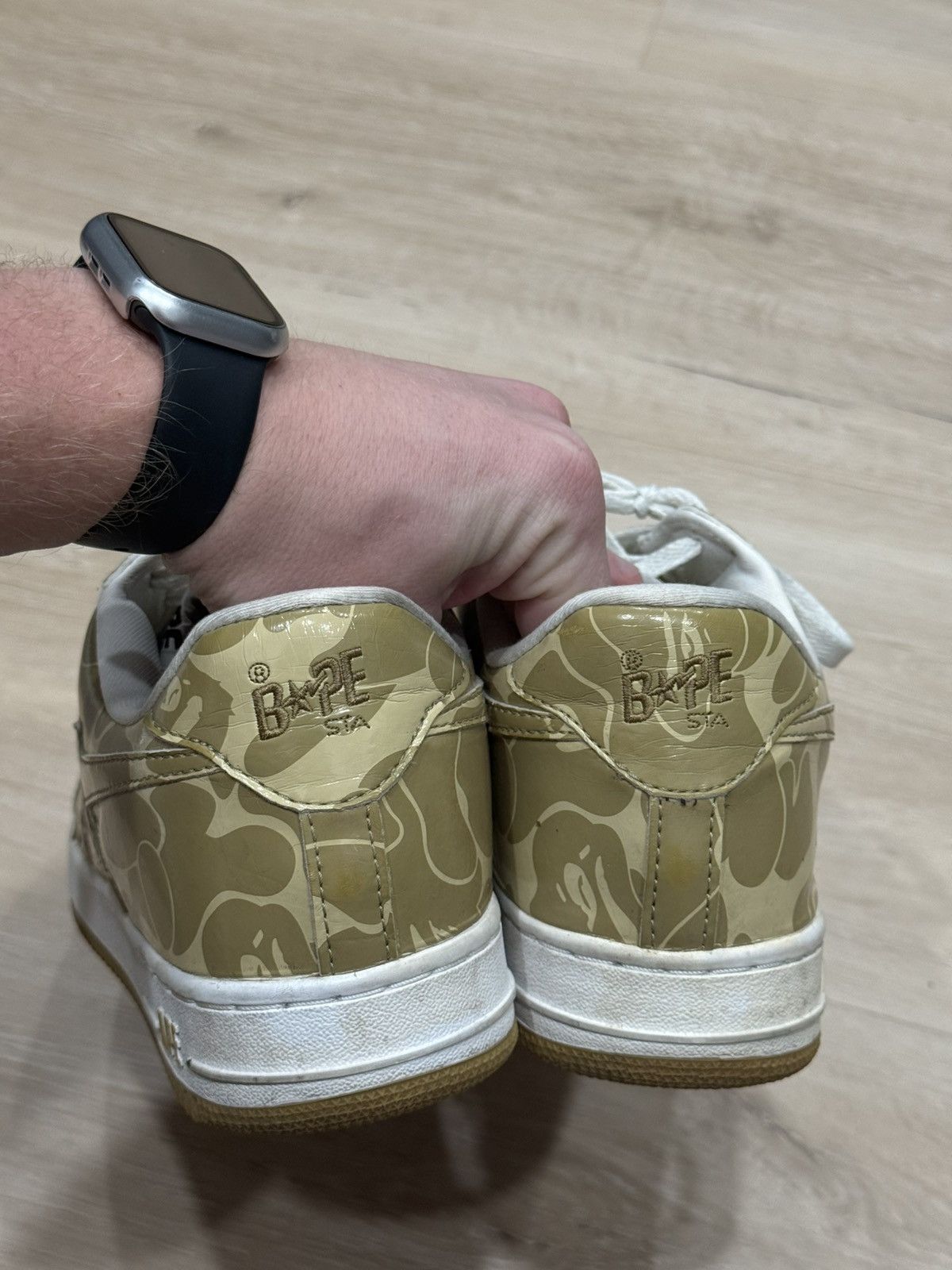 Bape Bape Footsoldier Desert Camo Bapesta Sneaker Size US 12 / EU 45 - 14 Thumbnail
