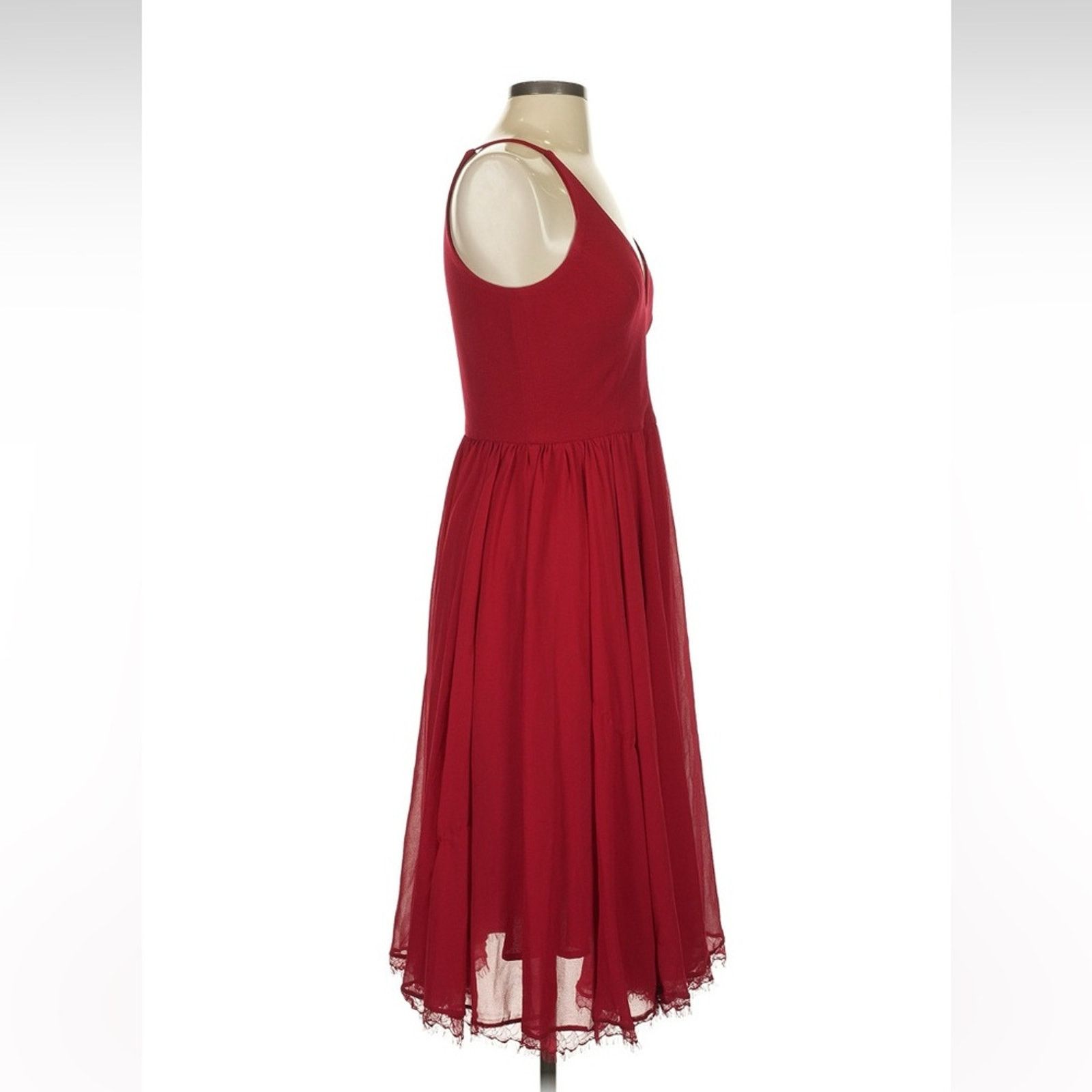 coral lace bodycon dress Sabina Lace Dress – Ripple Crepe Lace Overlay Pencil Style main image 0