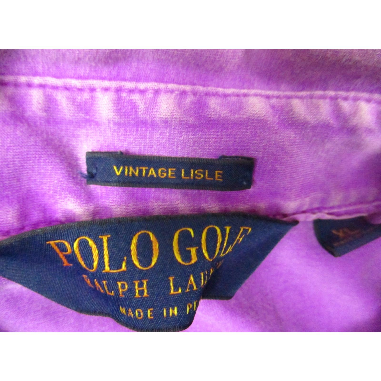 Polo Ralph Lauren Polo Ralph Lauren Shirt Polo Golf Mens XL Purple Vintage Lisle Pima 2015 US Open Size US XL / EU 56 / 4 - 6 Thumbnail