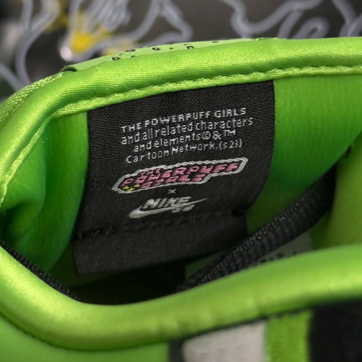 Nike SB Nike SB Dunk Low The Powerpuff Girls Buttercup 2023 Size US 7.5 / EU 40-41 - 7 Thumbnail