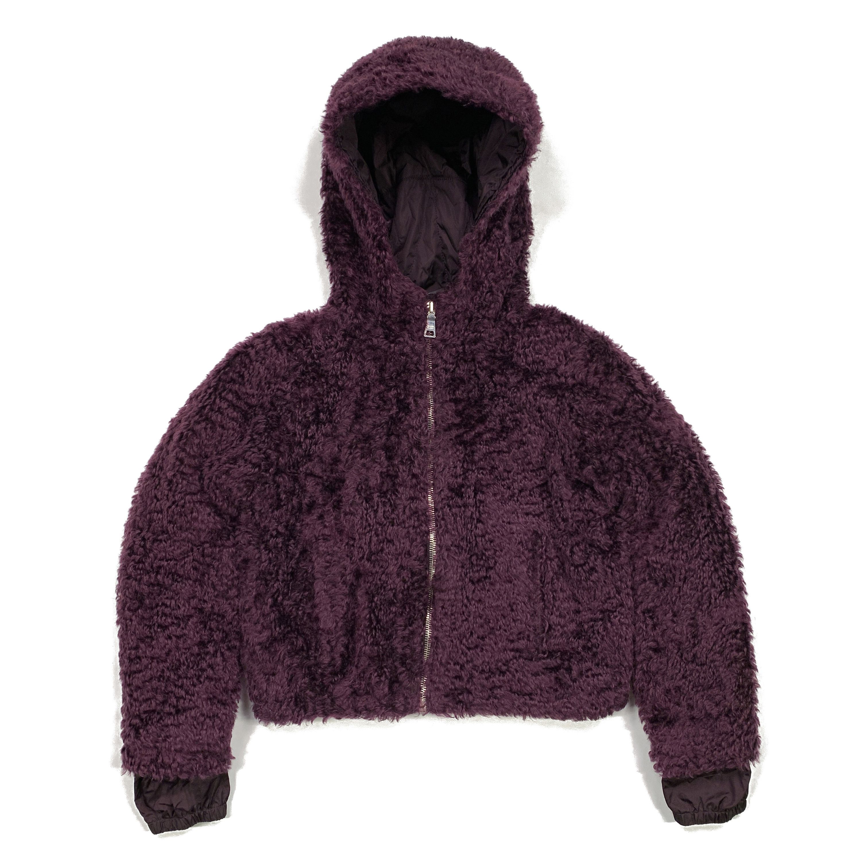 Prada F/W 2008 Mohair Fur Jacket / Shearling Bomber Size XS / US 0-2 / IT 36-38 - 1 Thumbnail