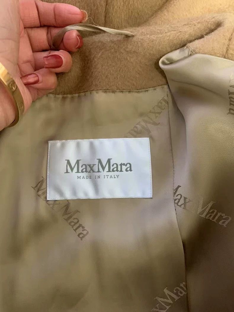 Missing Since Thursday MaxMara Rialto Camel Wool Coat-2508 Size US M / EU 48-50 / 2 - 7 Thumbnail