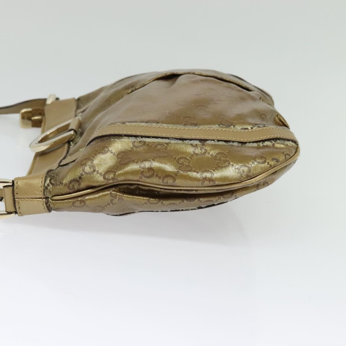 Gucci GUCCI GG Crystal Shoulder Bag Gold Size ONE SIZE - 4 Thumbnail