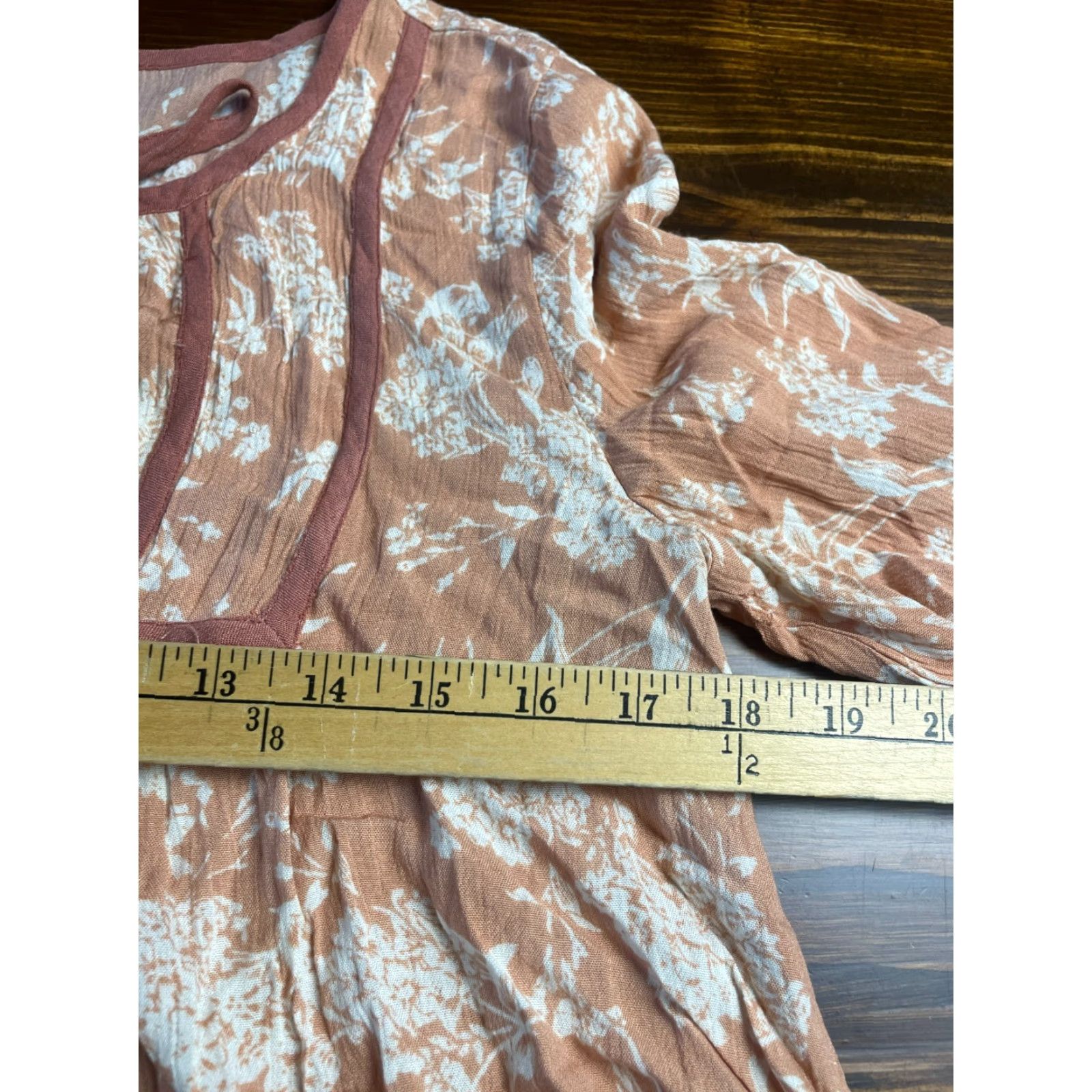 O'Neill O'Neill Shirt Women's Small Pink White Floral Peasant Bell Sleeve Shirt Womens Small Pink Floral Peasant Bell Sleeve Viscose Casual Size S / US 4 / IT 40 - 7 Thumbnail