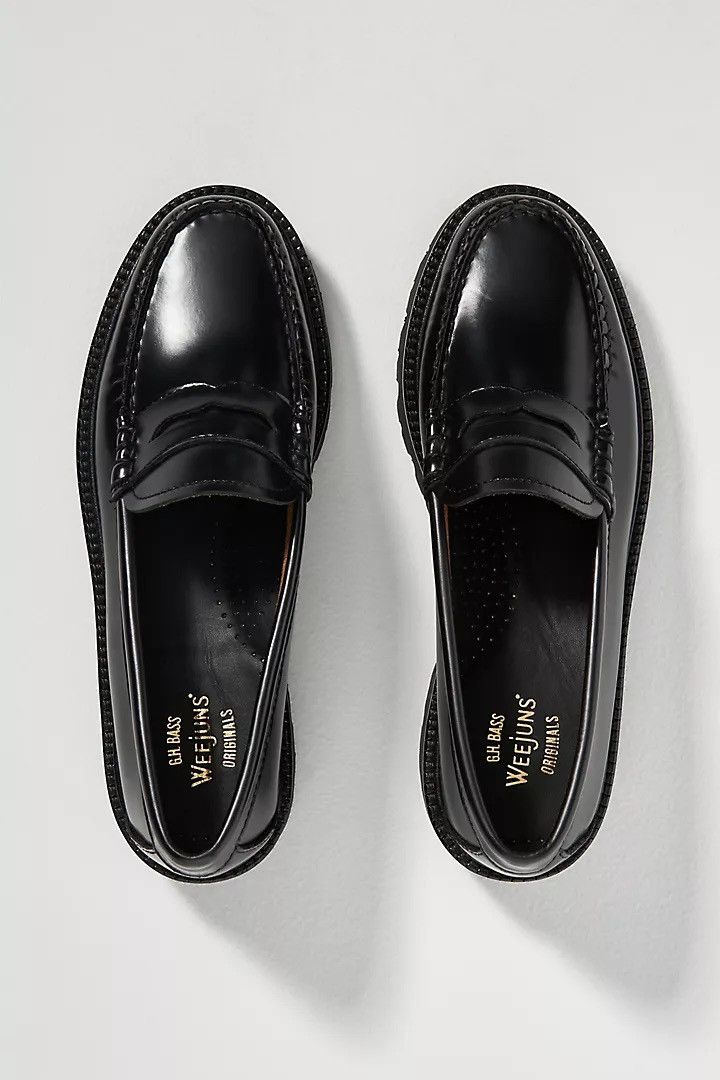 G.H. Bass & Co. G.H. Bass Women's Whitney Super Lug Weejun Loafer Size US 7.5 / IT 37.5 - 3 Thumbnail