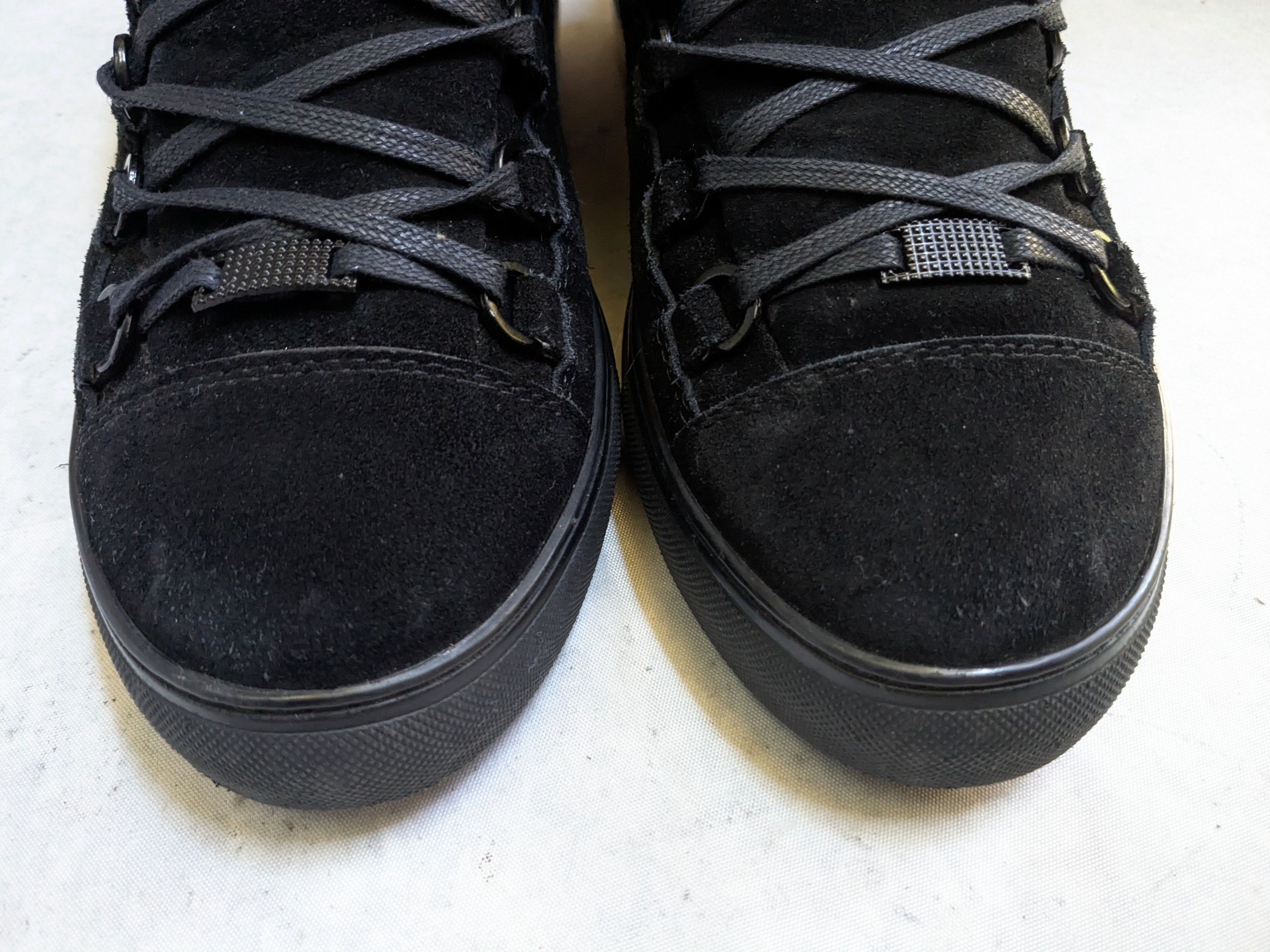 Balenciaga Balenciaga Arena Sneakers Black 10 High Tops Leather Suede Size US 10 / EU 43 - 5 Thumbnail