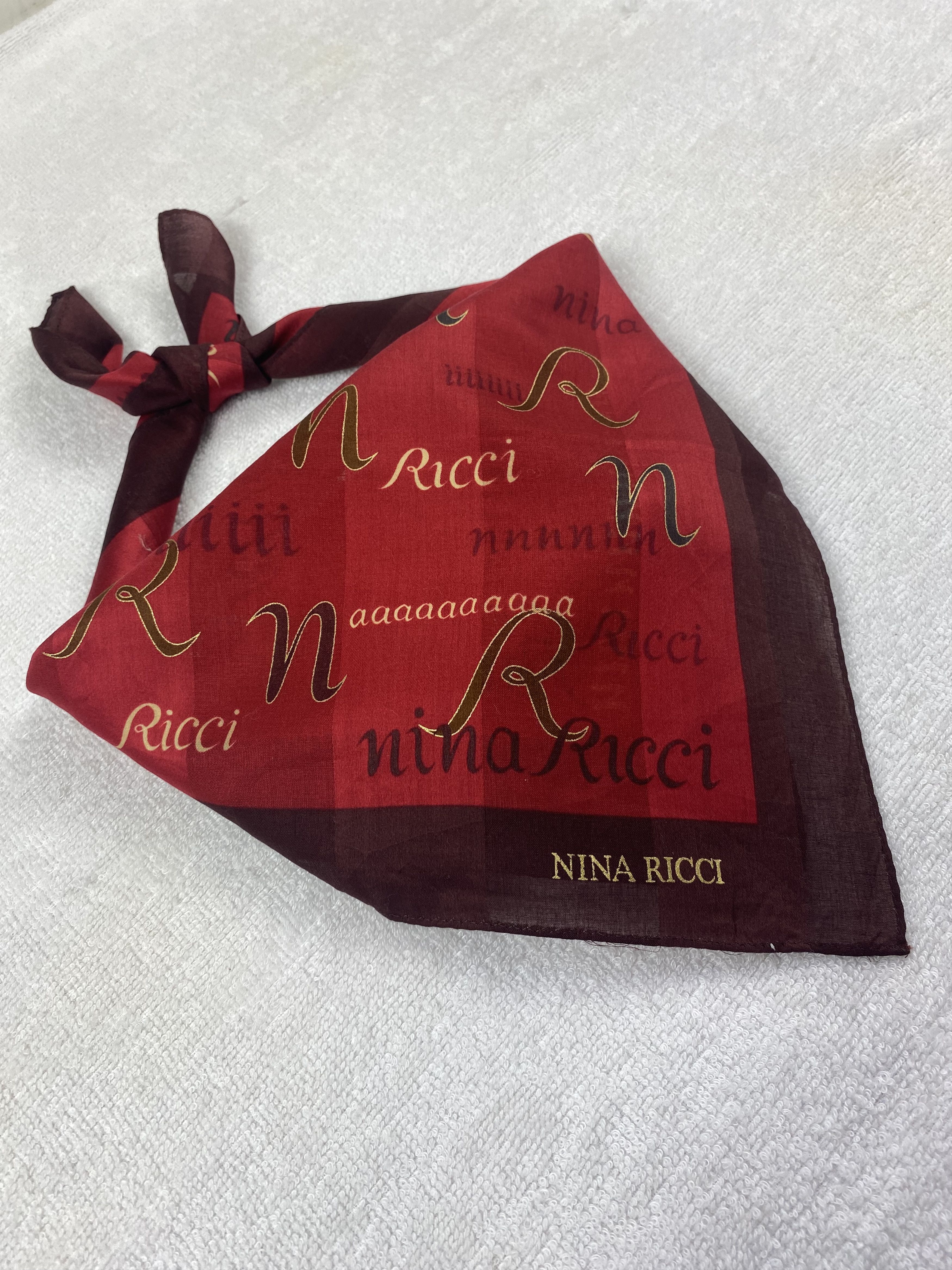 Nina Ricci Nina Ricci Handkerchief / Bandana / Neckerchief Size ONE SIZE - 2 Thumbnail