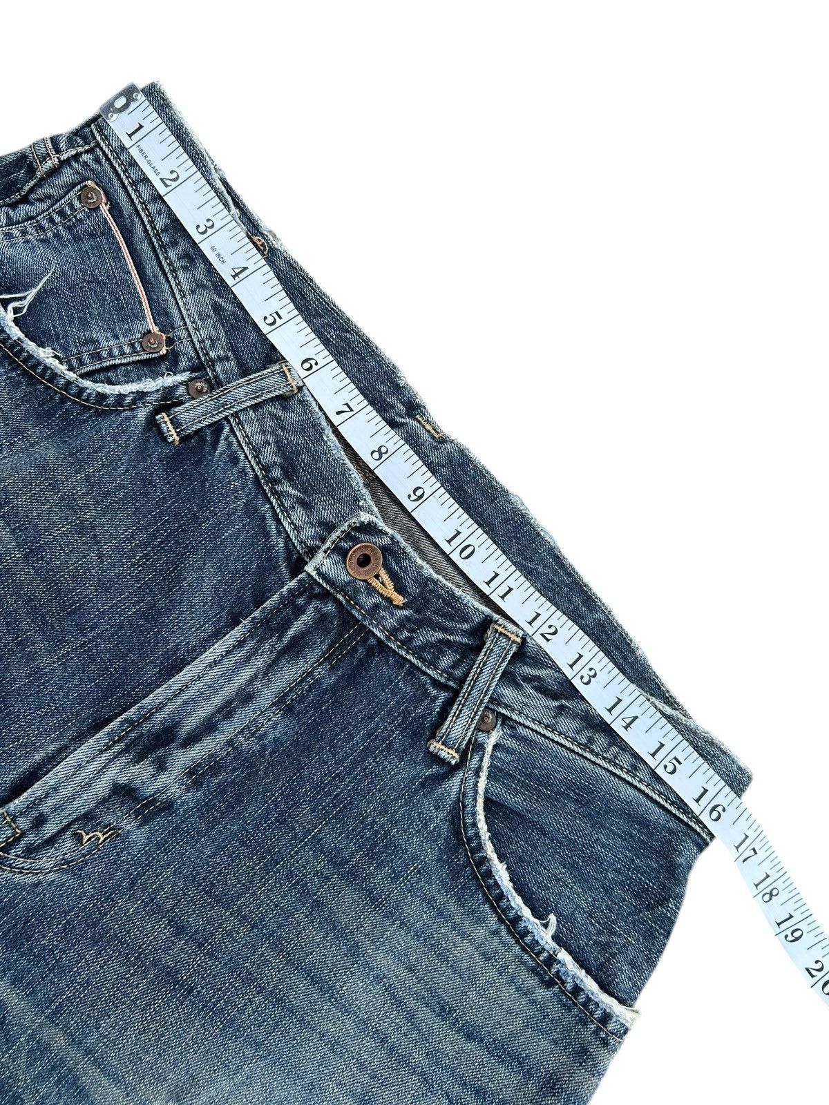 Kapital Vintage Edwin 505 Selvedge Distressed Denim Jeans Size US 33 - 12 Thumbnail