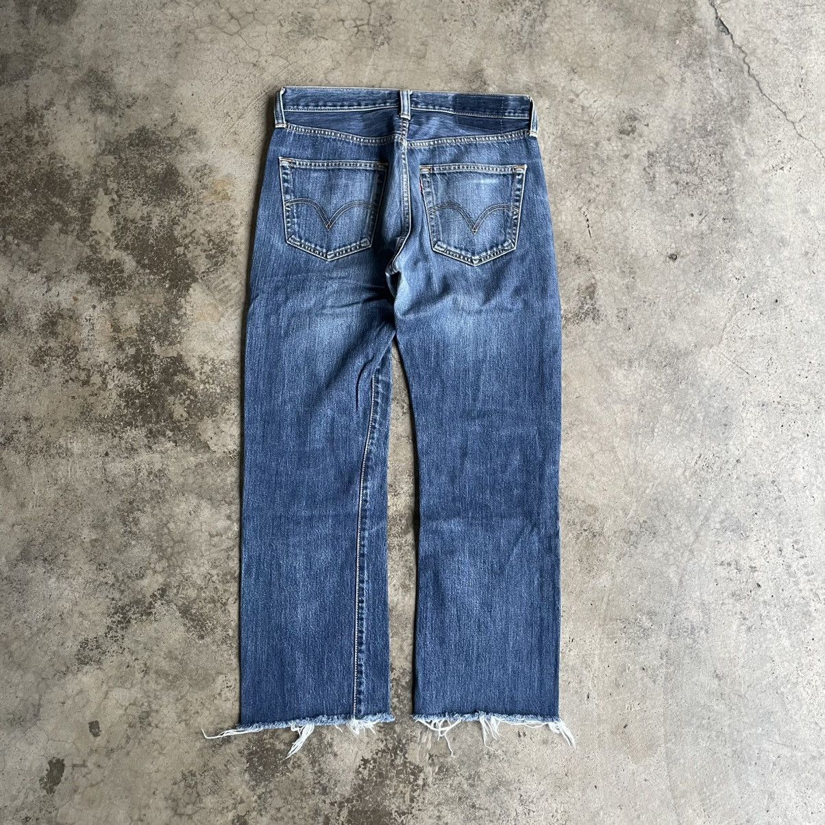 Levi's Vintage Clothing 🔥Vintage Levis 501 Stoned Washed Distress Denim Jeans Size US 31 - 4 Thumbnail