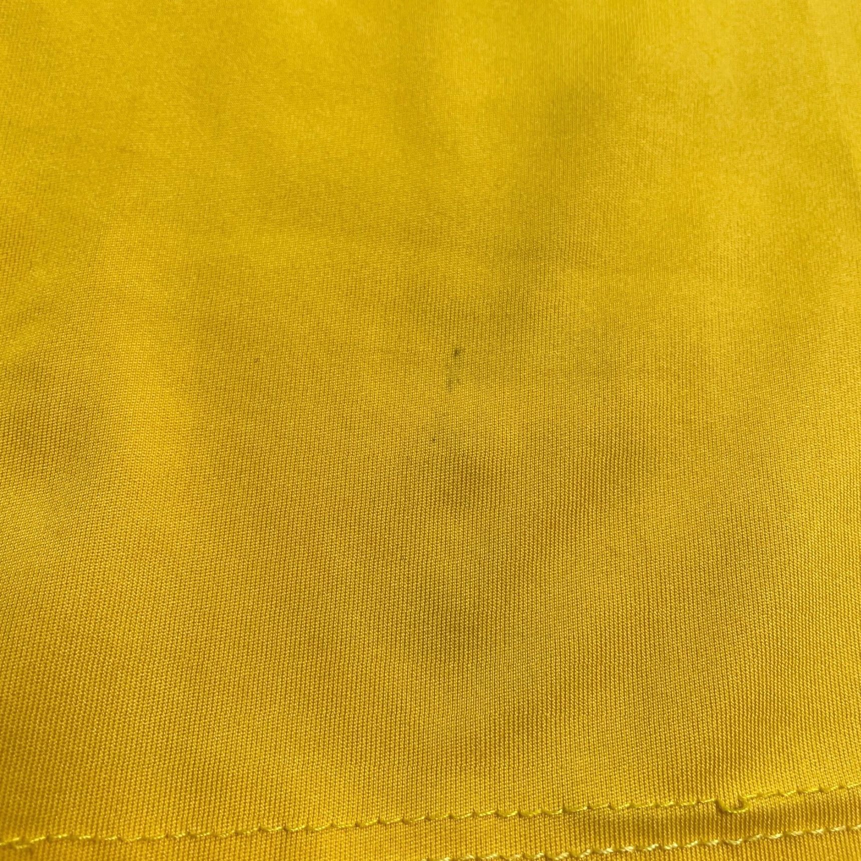 Vintage Unbranded Yellow Casual Bike Shorts Womens M Regular 28 Inseam 8.5 in Compression Breathable Lightweight Size 32" / US 10 / IT 46 - 4 Thumbnail