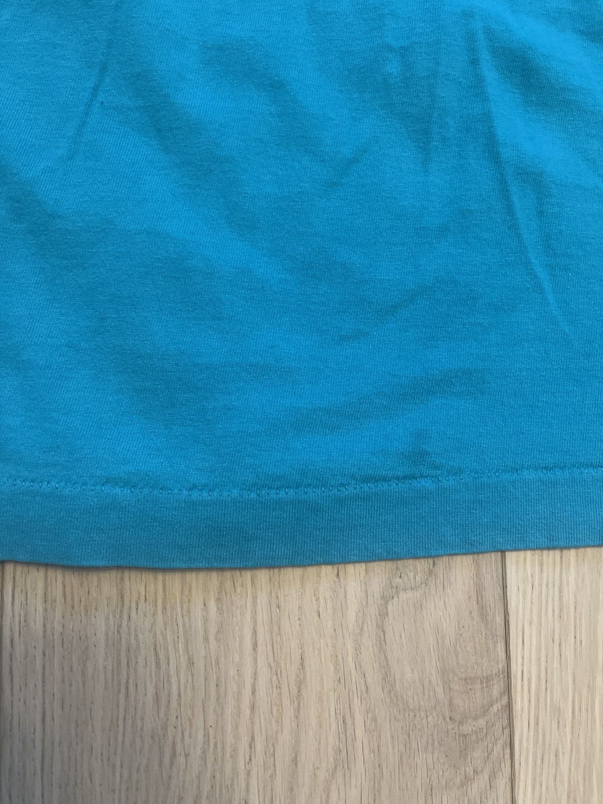Fruit Of The Loom 1990’s fruit of the loom teal single stitch t-shirt Size US XL / EU 56 / 4 - 4 Thumbnail