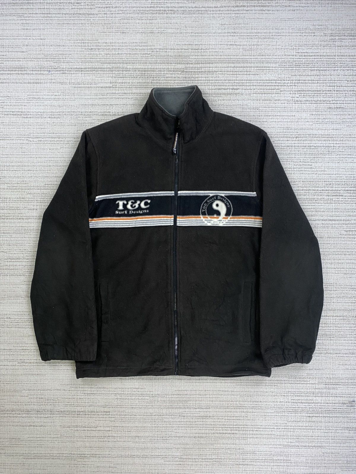 Vintage Vintage T&C Surf Design Fleece Full Zipper Jacket Size US M / EU 48-50 / 2 - 1 Thumbnail