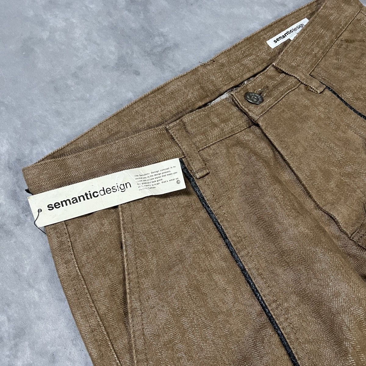 semanticdesign 2000s SEMANTIC DESIGN FLARED ZIP DETAIL PANTS ARCHIVE STYLE Size US 27 - 3 Thumbnail
