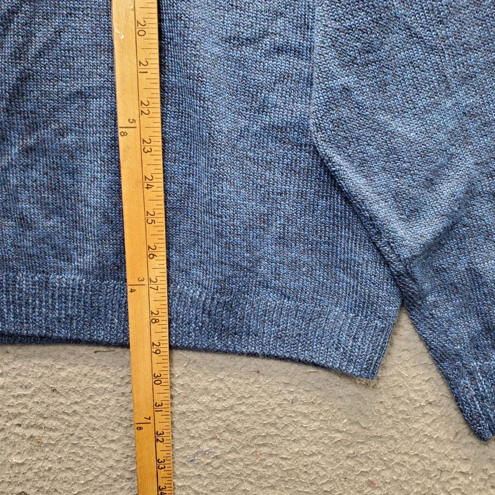 Blair John Blair Mens Sweater 3XL Blue Oversized Tight Knit Raglan Sleeve Turtleneck Size 3XL Mens Blue Knit Pullover Winter Clothing Size US XXL / EU 58 / 5 - 3 Thumbnail