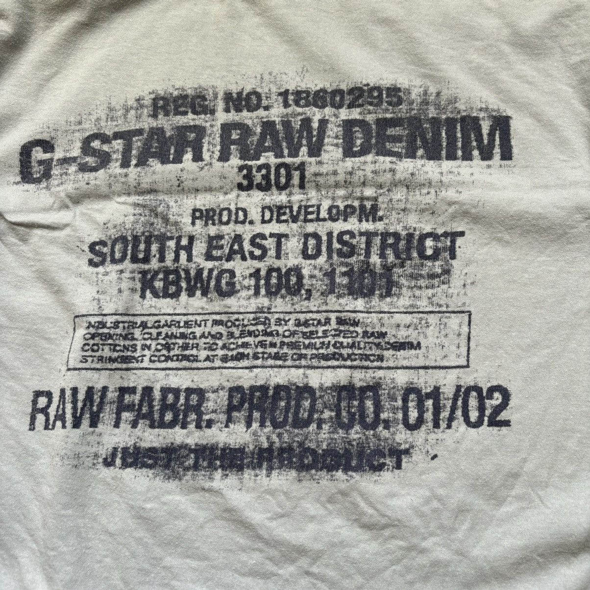 G-Star × Hysteric Glamour × Vintage Vintage Punk Archive G-Star Raw T-Shirt Amazing Fit Size US S / EU 44-46 / 1 - 2 Thumbnail