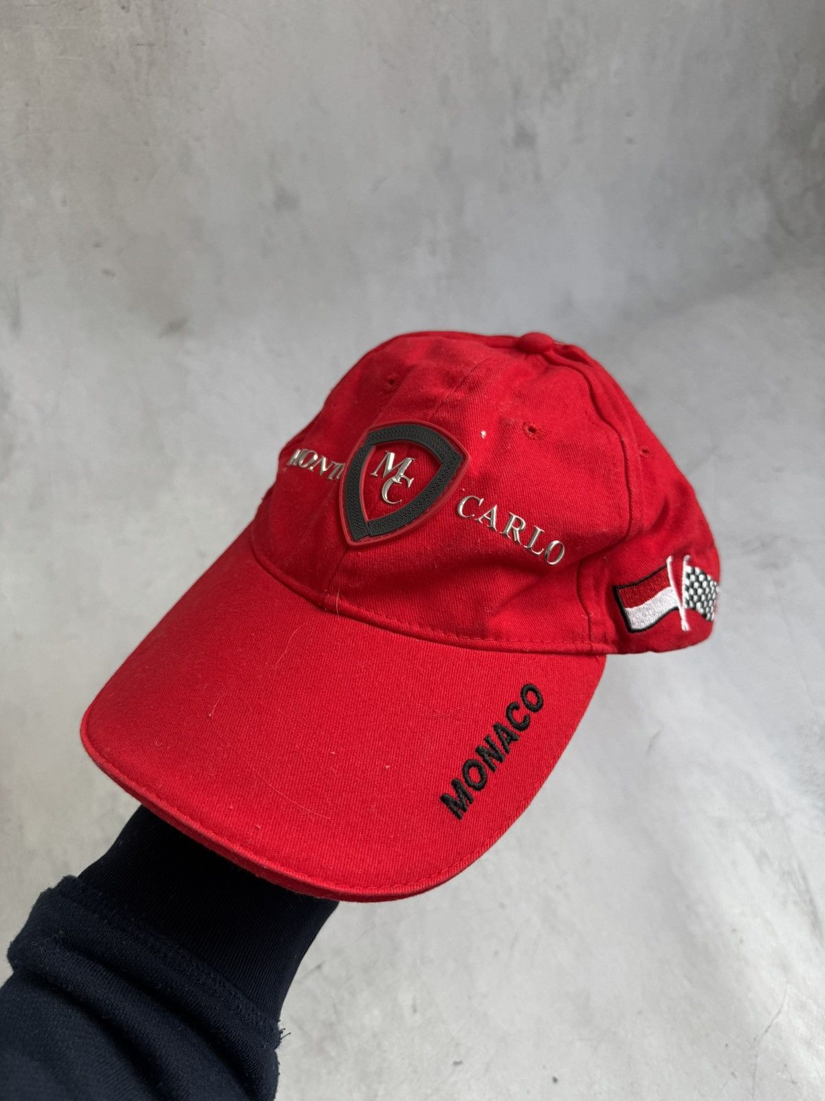 Vintage Monte Carlo Monaco Formula 1 Cap Vintage Size ONE SIZE - 5 Thumbnail
