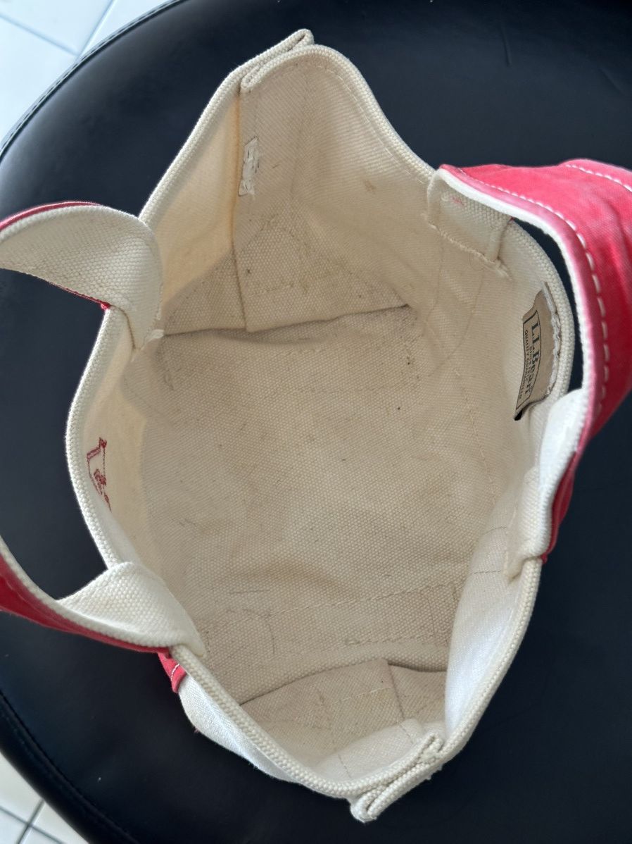 L.L. Bean × Vintage Vintage 80s LL Bean Mini Boat and Tote Bag Size ONE SIZE - 5 Thumbnail