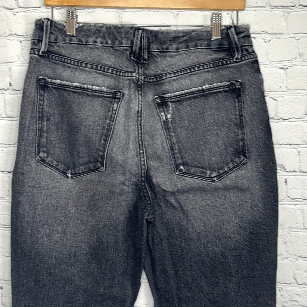 Good American Good American Womens Jeans Distressed Black 8 Regular Gray 29 Straight Anthology? Size 30" / US 8 / IT 44 - 7 Thumbnail
