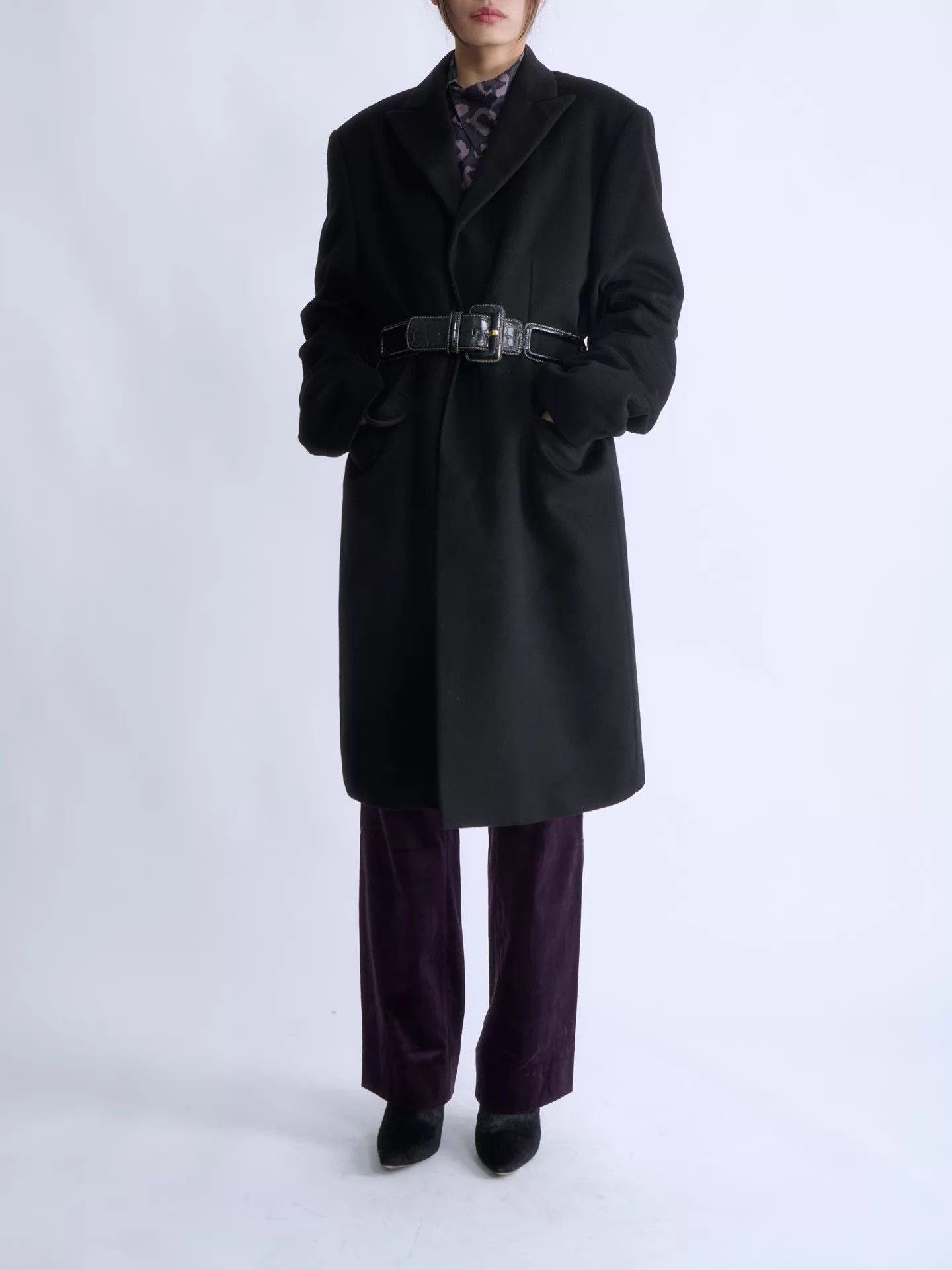 Ports 1961 PORTS 1961 Black Wool Zip Men’s Coat Made in Italy Size US L / EU 52-54 / 3 - 5 Thumbnail