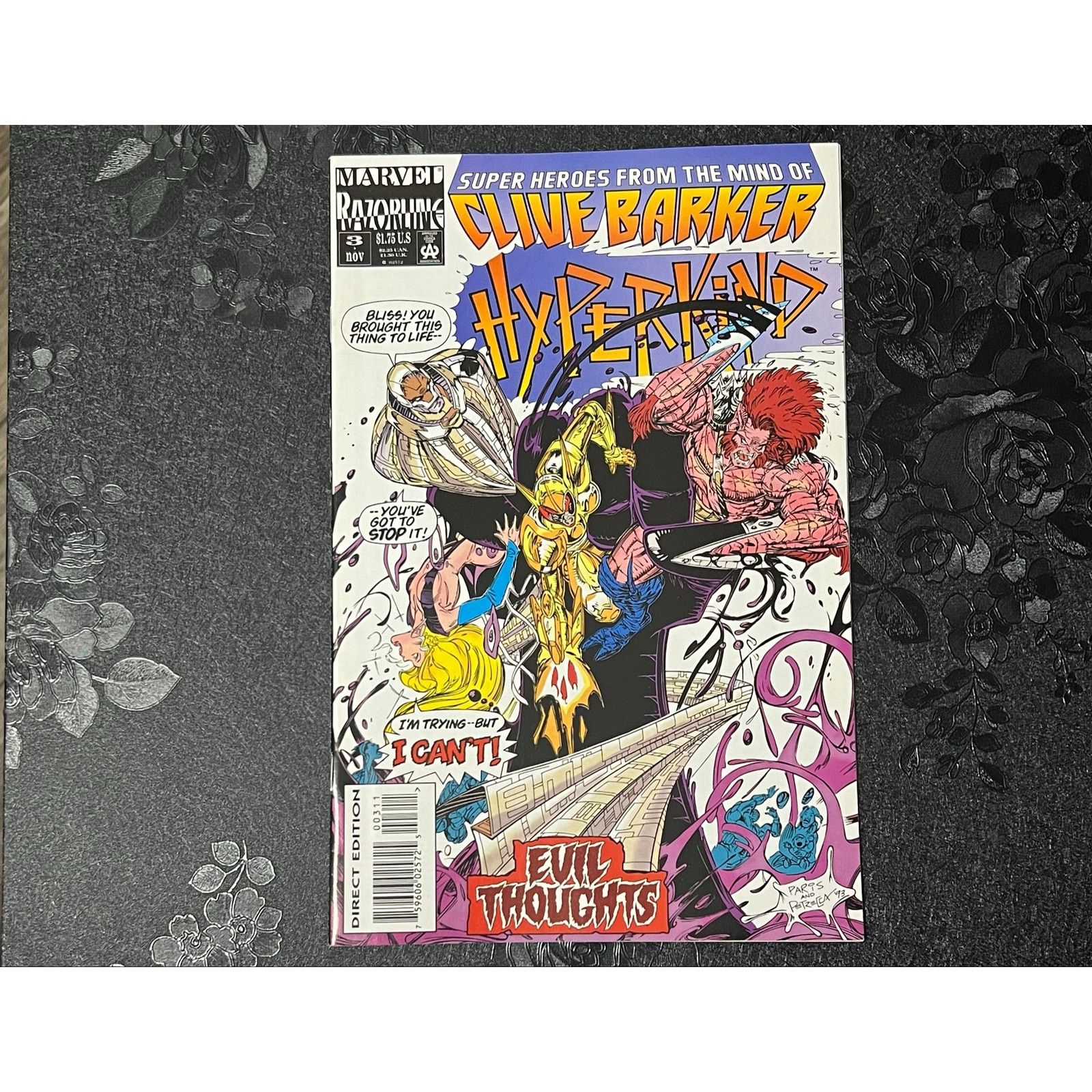 DC Comics Clive Barker Hyperkind # 3 Nov 1993 Marvel Razorline Comics Size ONE SIZE - 1 Thumbnail
