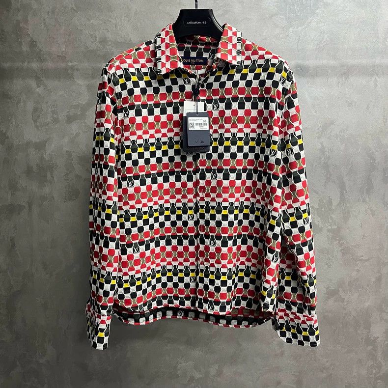 Louis Vuitton Louis Vuitton Multi-color, full-print, single-breasted, lo Size US S / EU 44-46 / 1 - 1 Thumbnail