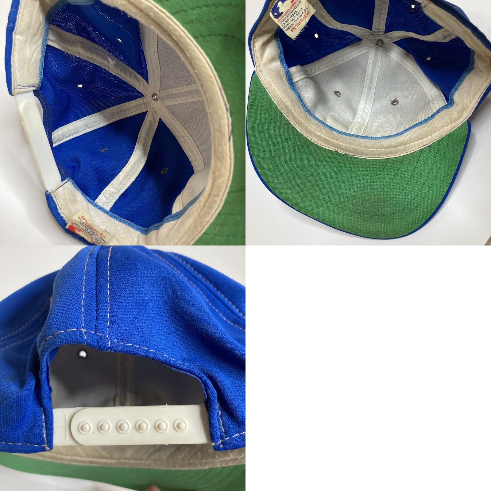 Vintage VINTAGE Dr Pepper I’m A Pepper MLB Snapback Hat Baseball Cap 6 5/8-7 1/4 Adjustable Blue Mens Baseball Cap Size ONE SIZE - 8 Thumbnail