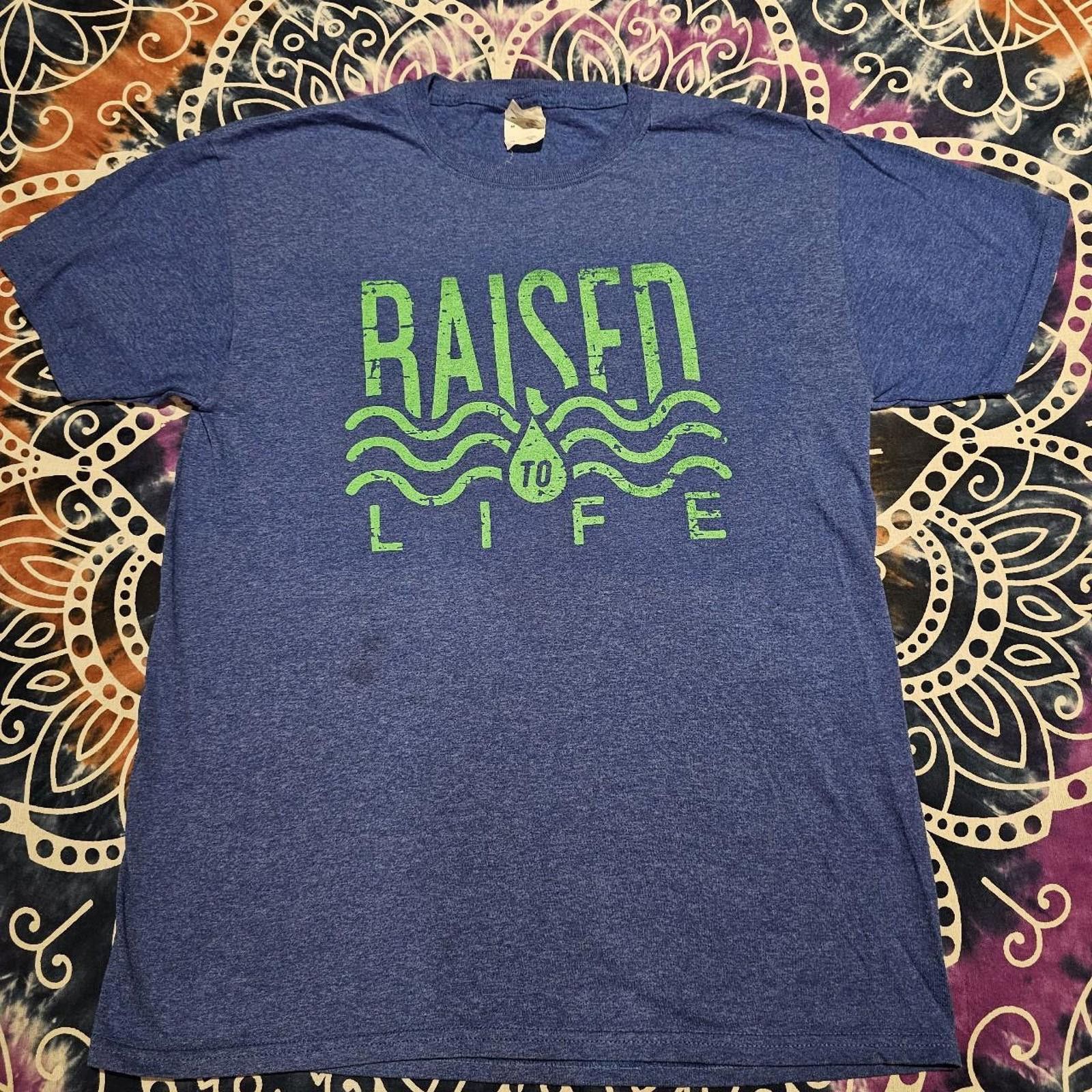 Designer Men's Blue and Green T-shirt Size US M / EU 48-50 / 2 - 1 Thumbnail