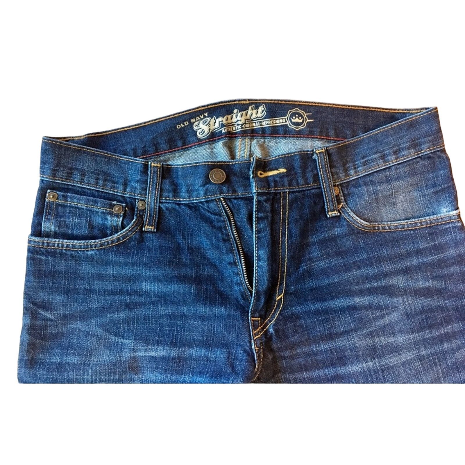 Old Navy Old Navy Straight Leg Blue Jeans, 30x30 Size US 30 / EU 46 - 4 Thumbnail