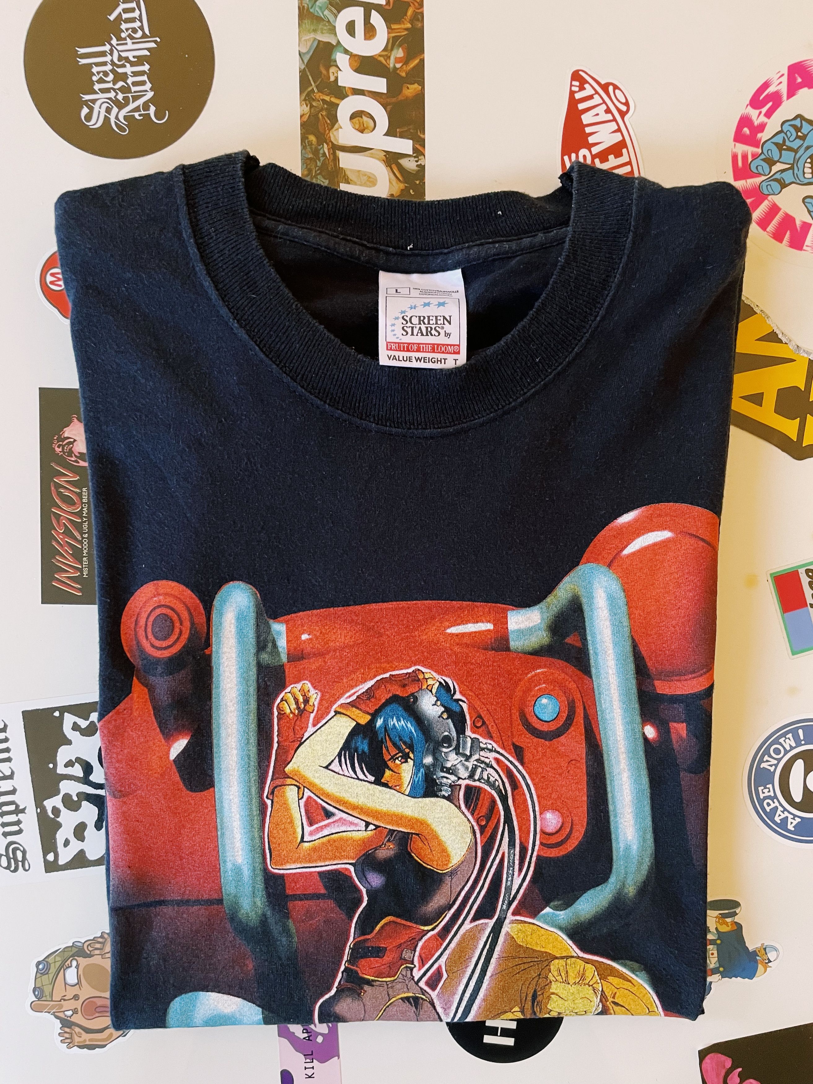 Anime Vintage Masamune Shirow Ghost in the Shell Licensed T-shirt Size US L / EU 52-54 / 3 - 6 Thumbnail