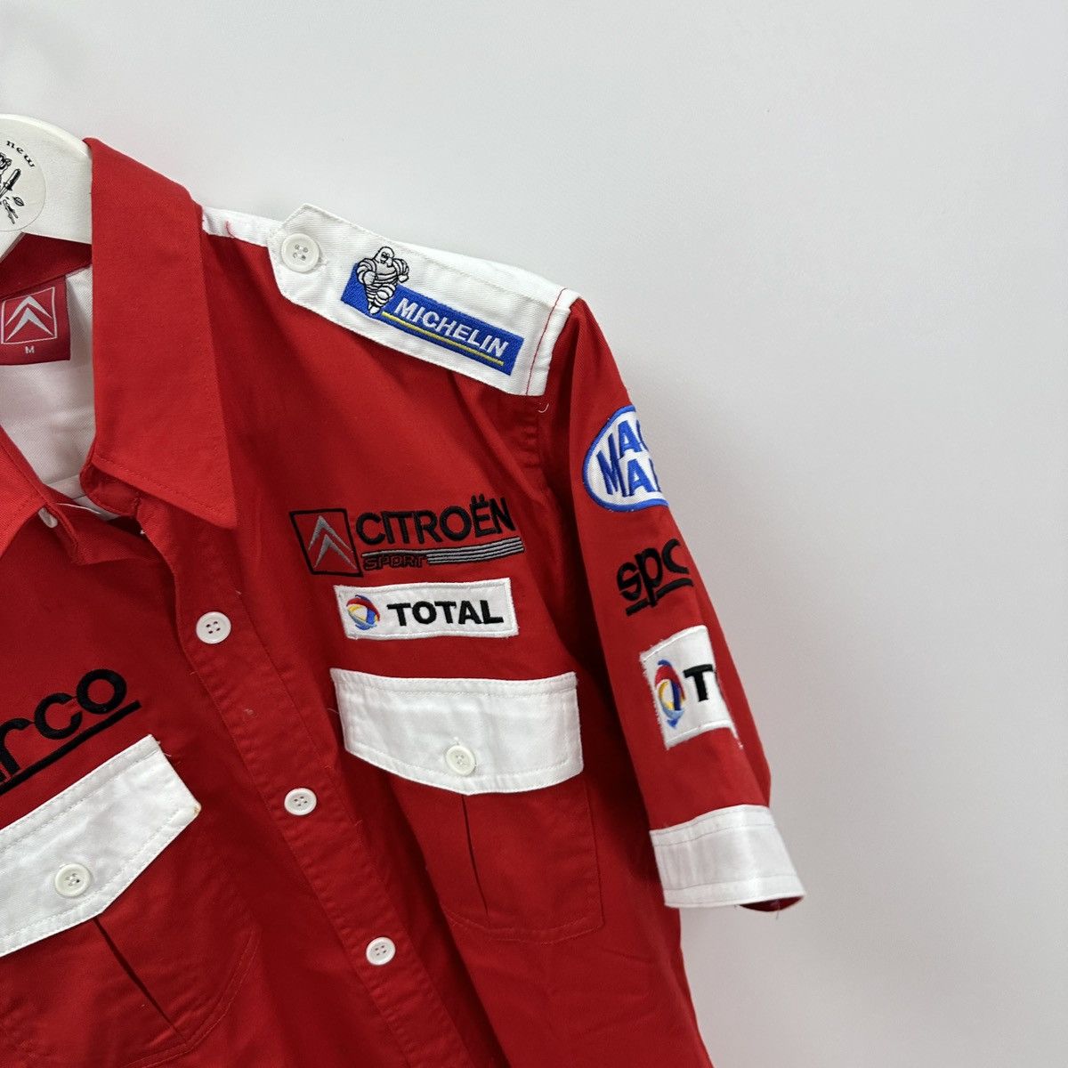 Vintage Vintage 90s Citroen Michelin Sparco Total y2k racing shirt Size US M / EU 48-50 / 2 - 8 Thumbnail
