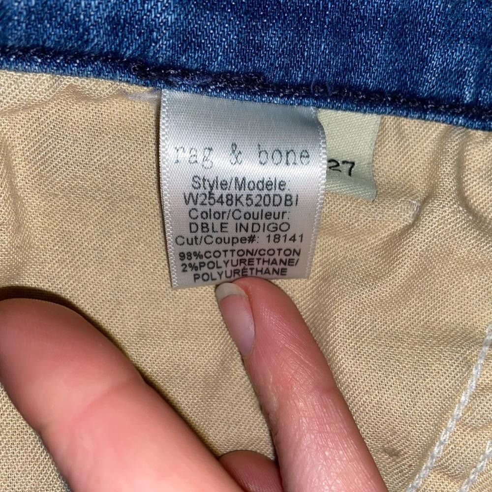 Rag & Bone rag & bone l Maxie High Rise Jean In Double Indigo Size 27 Size 27" / US 4 / IT 40 - 8 Thumbnail