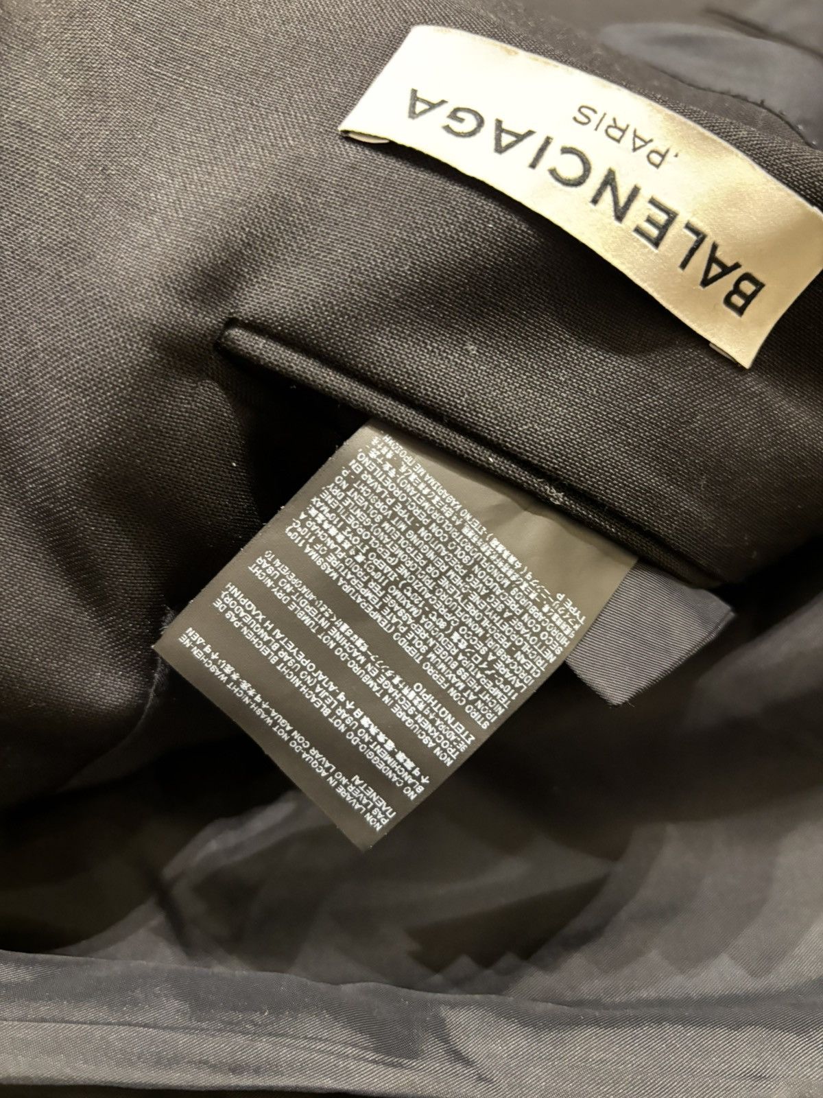 Balenciaga Balenciaga Safety Pin Blazer Size 50R - 4 Thumbnail