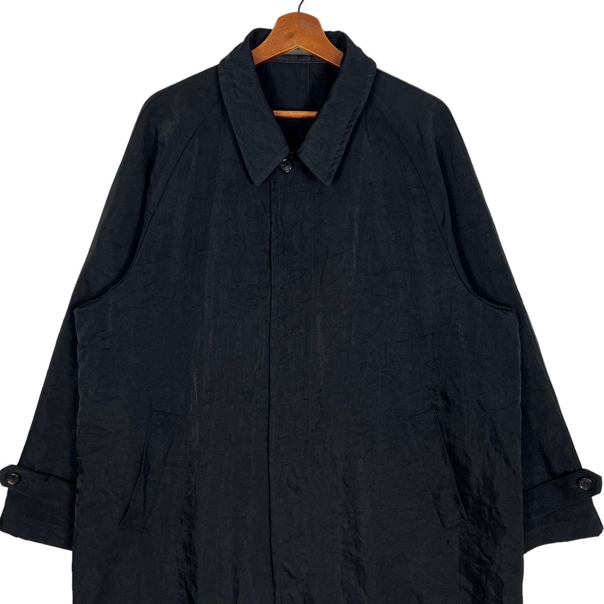 Comme des Garcons Homme Vintage Comme Des Garcons Homme Nylon Trench Coat Size US M / EU 48-50 / 2 - 2 Thumbnail