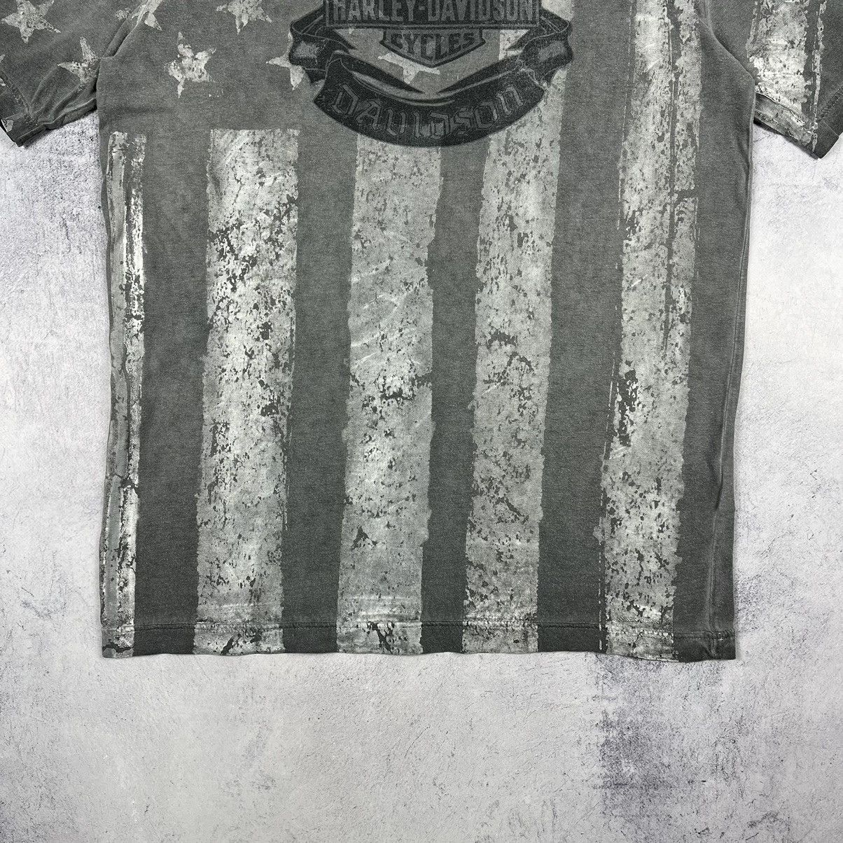 Harley Davidson Vintage Harley Davidson USA Flag Affliction style tee 90’s Size US S / EU 44-46 / 1 - 4 Thumbnail